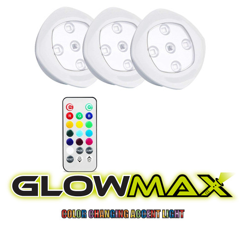 GlowMax 4SMD Touch Lamp with Wireless Remote Control - Blister of 3