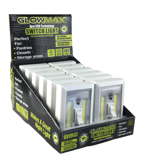 GlowMax 4SMD Touch Lamp with Wireless Remote Control - Blister of 3
