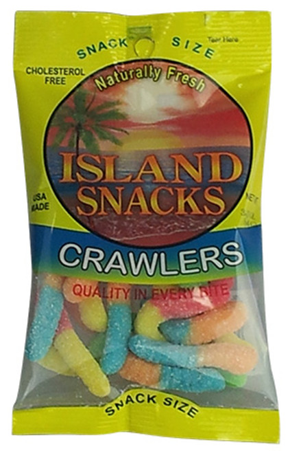 Island Snacks Crawlers Candy - 3.5 oz Package Island Snacks Crawlers Candy - 3.5 oz Package