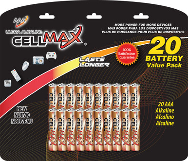 Cellmax a Ultra Alkaline Piece Blister Pack Value Max Products