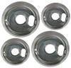 GCRE300 Genuine OEM Oven Drip Pan Set (2) 6" (2) 8"
