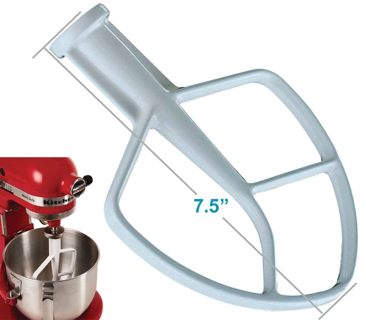  Stainless Steel Flat Beater Attachment for Kitchenaid