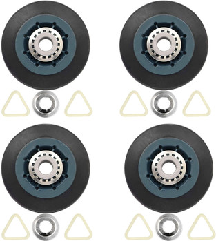 YMED8000AW0 Maytag Dryer Drum Support Roller (4 Pack)