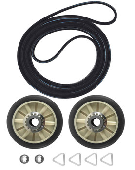 11086151100 Dryer Drum Belt and 2 Rollers Kit