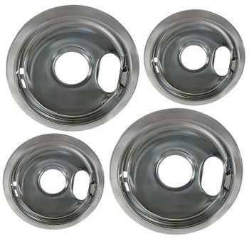 2496X2 Genuine OEM Oven Drip Pan Set (2) 6" (2) 8"
