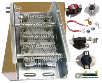 1038017050 OEM Genuine Dryer Heating Element and All Thermostat Fuses