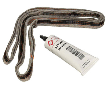 110.09773701 Dryer Front or Rear Drum Felt Seal and Glue Kit