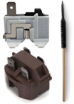 106.68907891 Kenmore Refrigerator OverLoad Relay Brush Kit