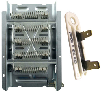 110.60602990 Kenmore Dryer Heating Element & Thermal Fuse