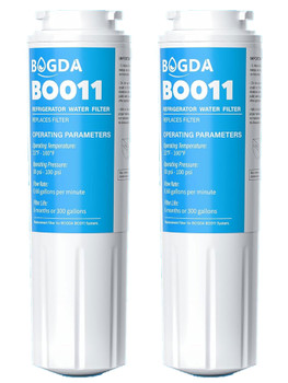 Amana ABC2037DTB Refrigerator Water Filters (2 Pack) - Removes 99% of suspended particles and impurities