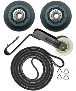 Aftermarket Heavy Duty Rollers Belt Pulley Kit for Kenmore Dryer Model 11070814990