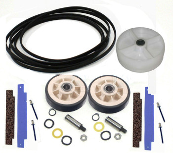 LDE8424ACE Maytag Dryer Belt Roller Shaft Glide Pulley Kit