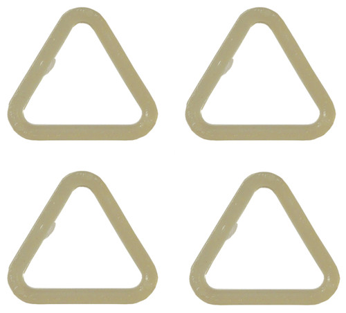 (4 Pack) W10512946 Retainer for Dryer Drum Support Wheel Roller 