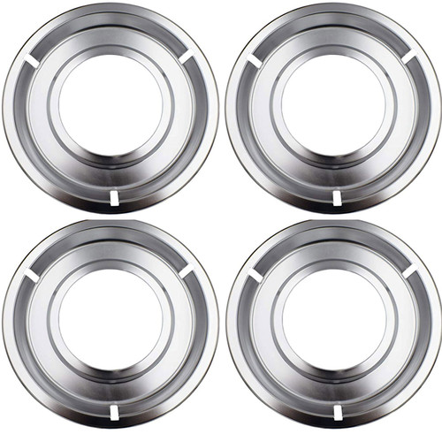 2530B Genuine 8" Oven Drip Pan Set (4 Pack)