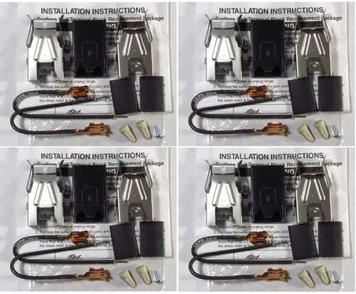 15GY-1-GG Genuine OEM Burner Receptacle Kit (4 Pack)
