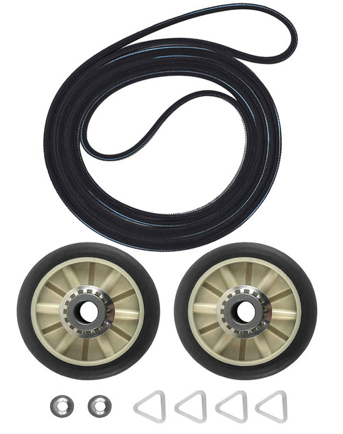 11076982100 Dryer Drum Belt and 2 Rollers Kit