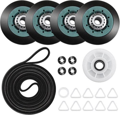 YWED86HEBC0 Whirlpool Dryer Roller Belt Pulley Kit