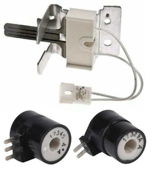 10687884600 Genuine OEM Gas Range Burner Igniter and Coils