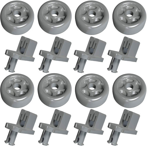 GDWF100V50WW GE Dishwasher Lower Dishrack Rollers (8 Pack)