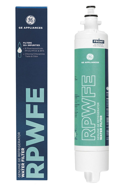 GE GFE26GGKDWW Genuine OEM Refrigerator Water Filter (with Chip)