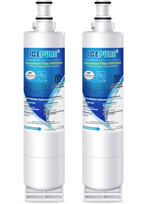 KitchenAid KSRK25ILWH02 Refrigerator Water Filter (2 Pack)