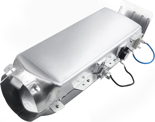 Samsung DV42H5200EP/A3-02 Dryer Heating Element Assembly - Includes heating element, housing duct, high limit thermostat, and thermal fuse.