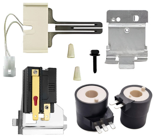 Whirlpool 7MWGD90HEFW0 Genuine Factory Original OEM Gas Dryer Igniter Coils Flame Sensor Kit
