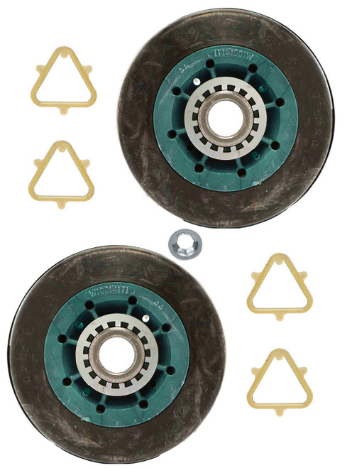 Dryer OEM Heavy Duty Rollers That Fit Kenmore 1107208210