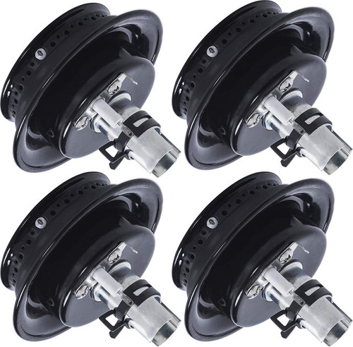 Gas Range Oven Burner Head & Igniter That Fits Hardwick CPM9841KA689DG (4 Pack)