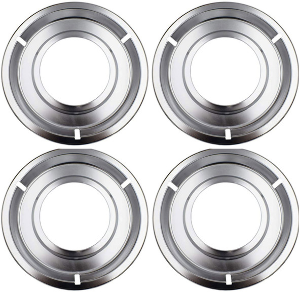 14-3632-08-06 Genuine 8" Oven Drip Pan Set (4 Pack)