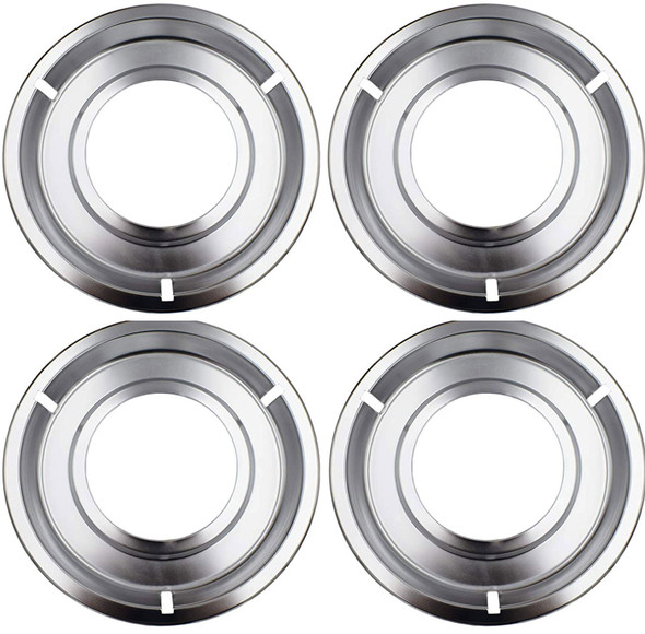 2420A Genuine 8" Oven Drip Pan Set (4 Pack)