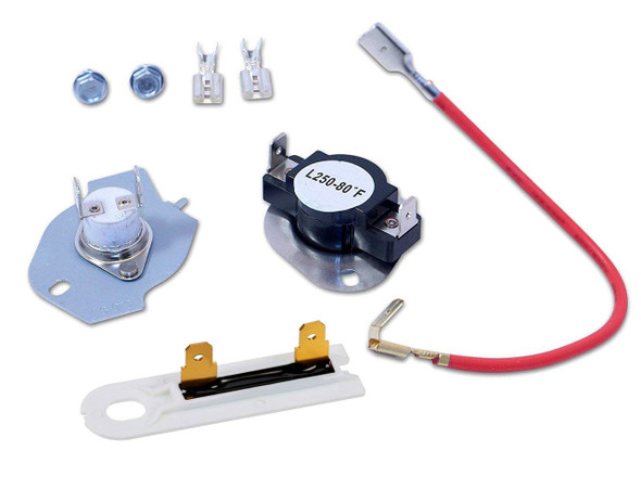 NED4655EW0 Amana Dryer Thermostat Cut Off and Thermal Fuse Kit