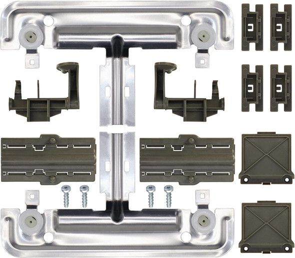 665.12773K314 Whirlpool Kenmore Dishwasher Upper Top Dishrack Adjuster Kit