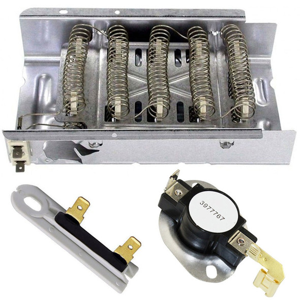 NED4600YQ0 Amana Dryer Heating Element Fuse Thermostat Kit