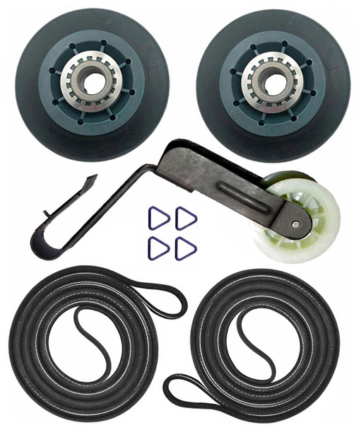 103.3277021 Kenmore Dryer Rollers Pulley and 2 Belts
