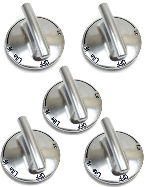 JDR8880RDW10 Jenn-Air Range Oven Burner Control Knob (5 Pack)