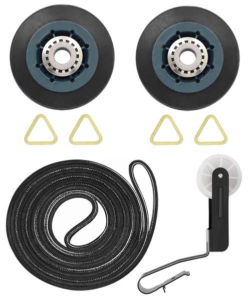 103.3277025 Kenmore HD Dryer Rollers Belt Pulley Clips Kit