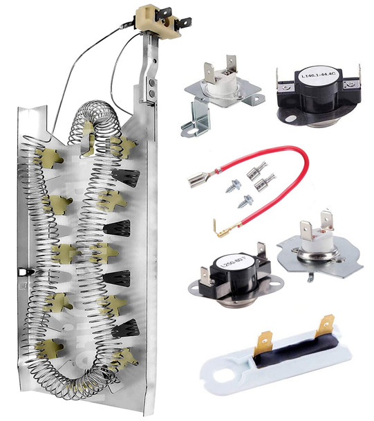 GEW9250PW0 Whirlpool Dryer Heater Thermostat Fuse Kit