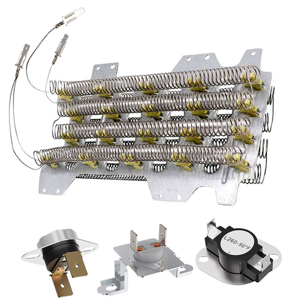 Samsung DV48J7700EW/A2-01 Dryer Heating Element & Thermal Fuses