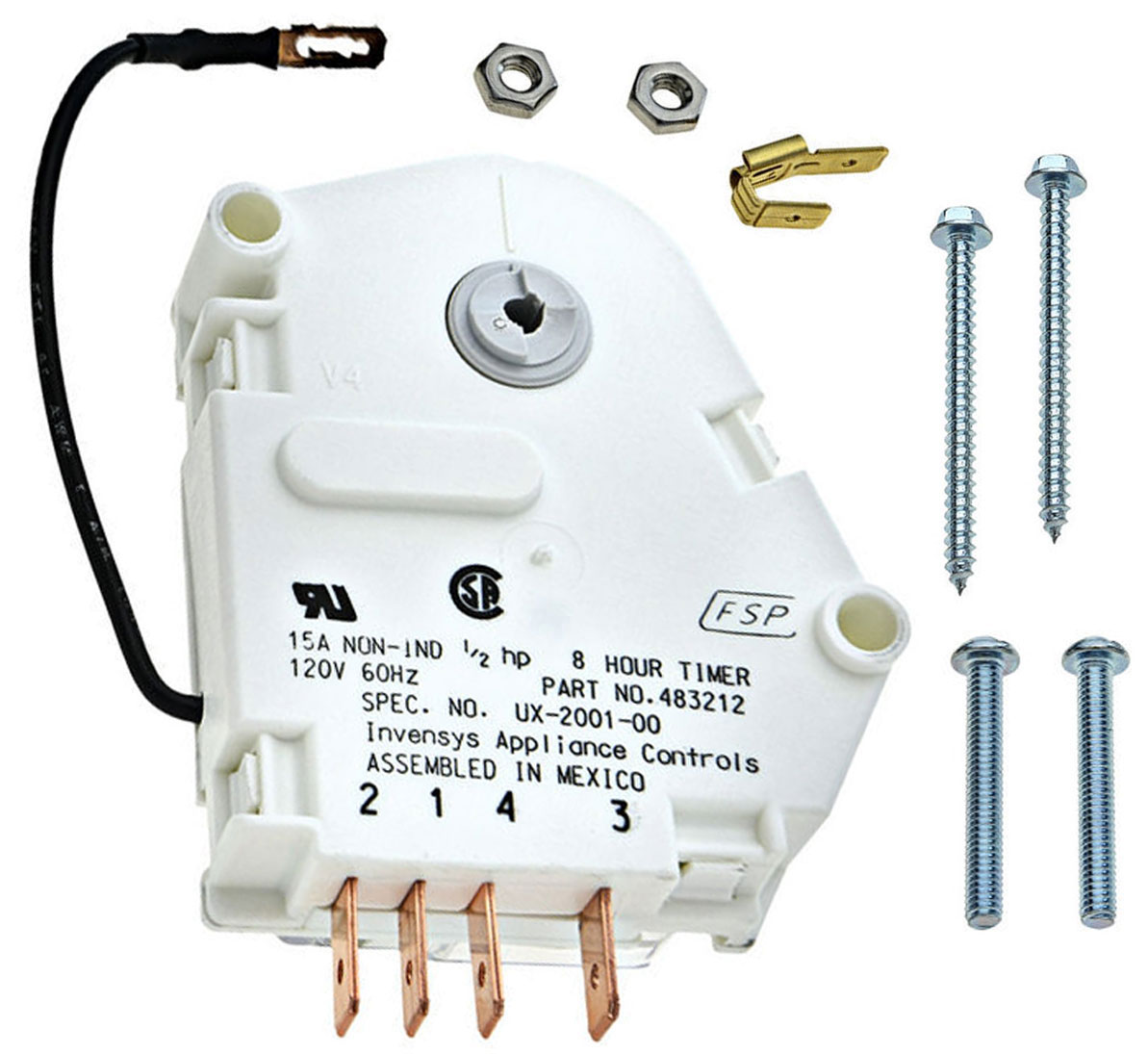 2154982 Genuine OEM Refrigerator Defrost Timer - PartsDiscount.com