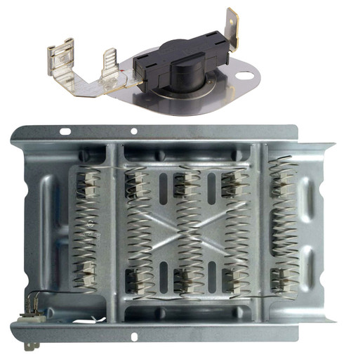 Crosley LER7620LW0 Dryer Heating Element & Thermostat Parts