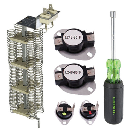 JennAir JDE1000W Dryer Heater & Thermal Fuses & Install Tool