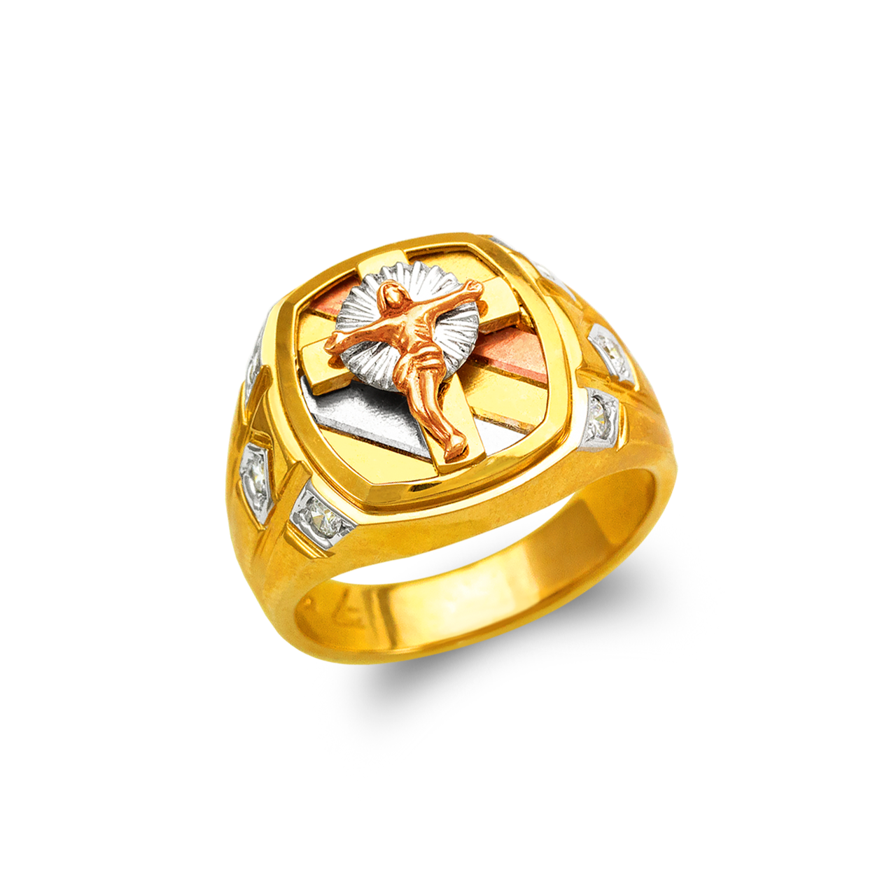 Pray Jesus Fish And Cross Ring – vanimy