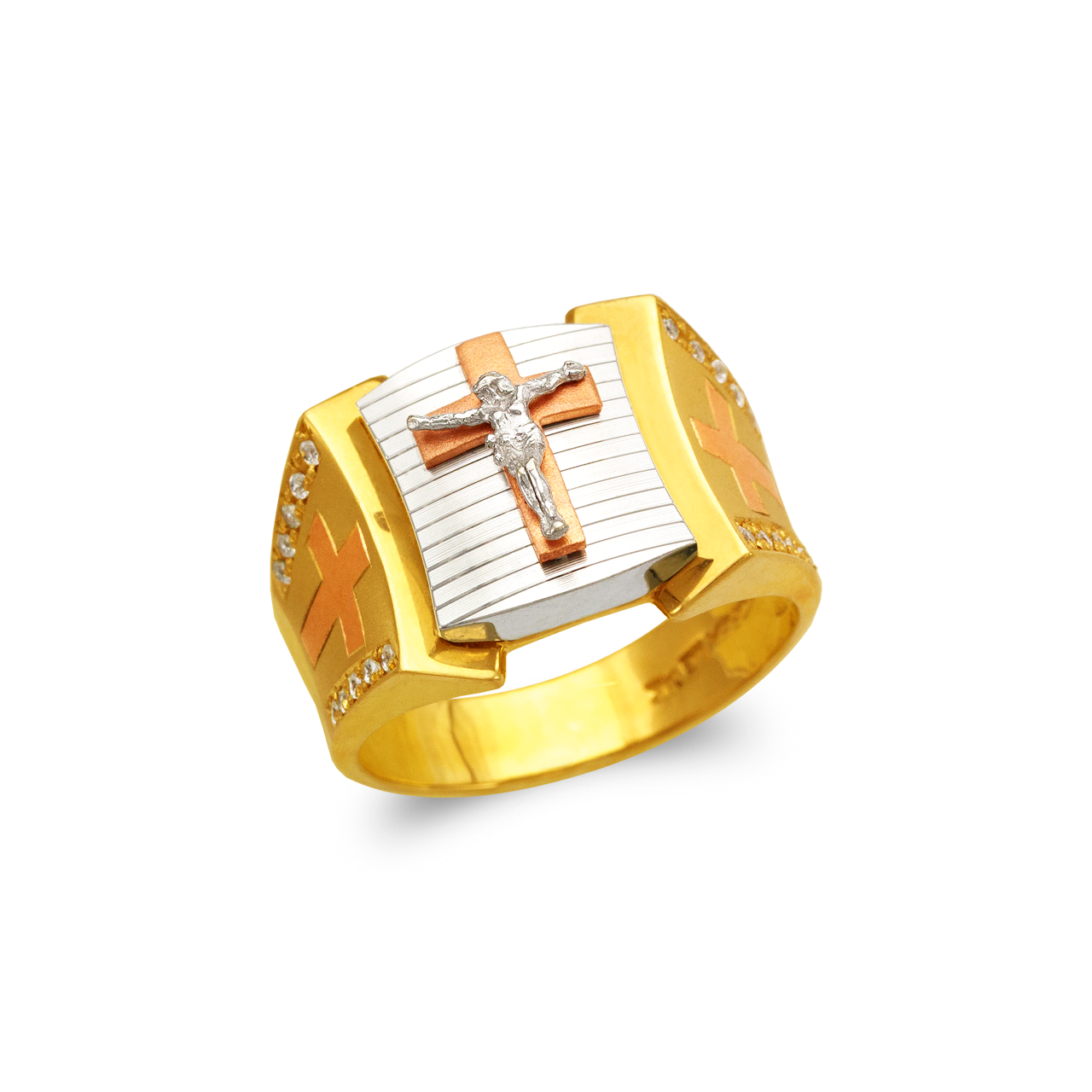 Iced Out Jesus Piece Cross Ring – HipHopBling