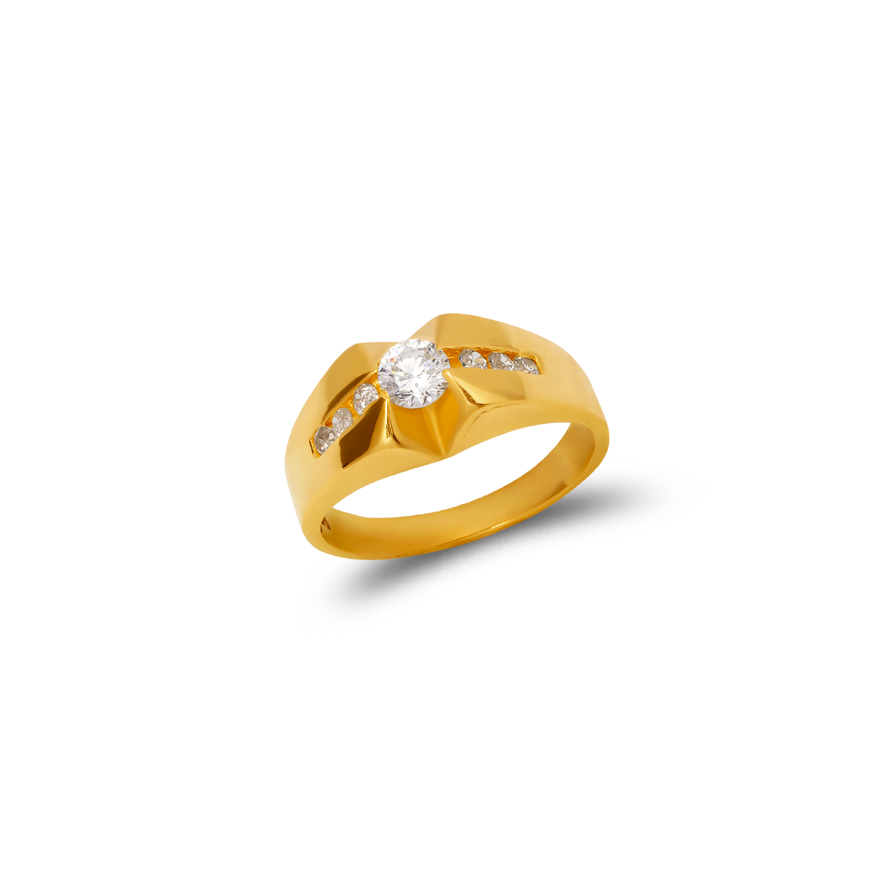 Sparkling 22KT Gold Ring For Kids