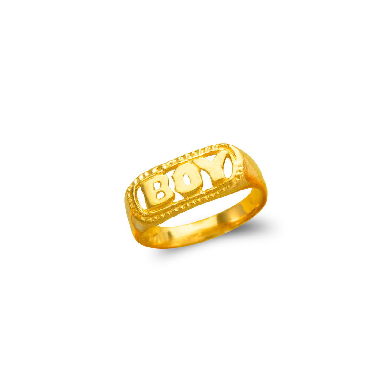 14k Gold Baby Boy Ring | Sarraf.com