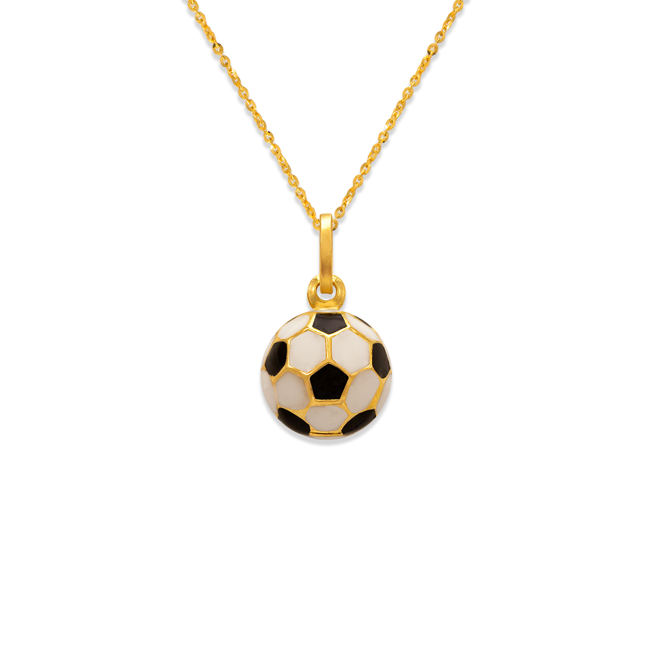 Zoë Chicco 14k Gold Itty Bitty Soccer Ball Necklace – ZOË CHICCO