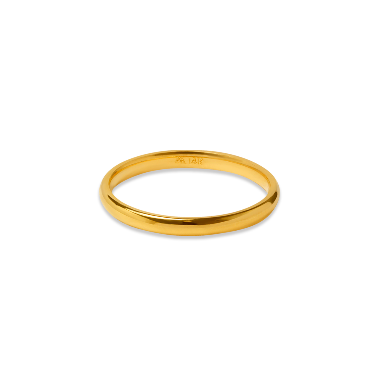579001 2mm Plain Wedding Band Line Gold, Inc.