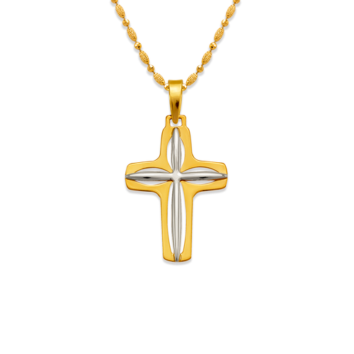161-614 High Polished Cross Pendant