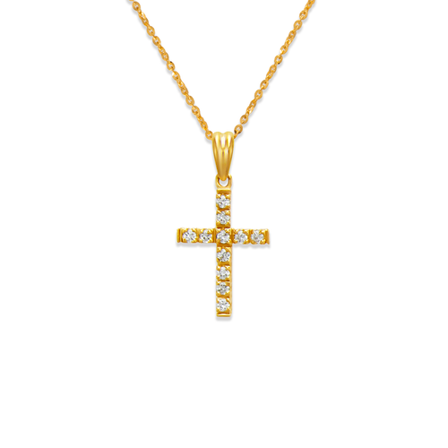 661-105 19mm Cross CZ Pendant
